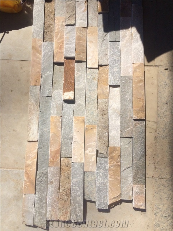 Black Slate Cultured Stone Slate Tile for Walling Cover