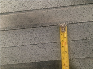 Flamed Gray Granite Pool Coping Tiles,G654 Granite Swimming Pool Coping Pavers,Rounded Stair Tiles Of Pool Coping