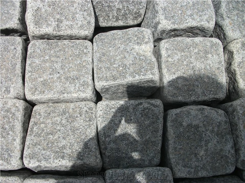 Tumbled Cubestone G603 for Driveway Paving Stone