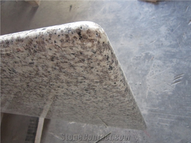 Full Bullnose Polished Tiger Skin Granite Kitchen Countertops Slabs with Back Splash