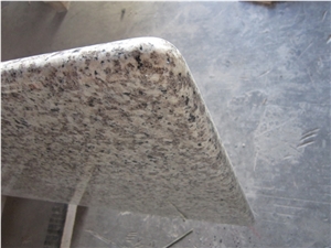 Full Bullnose Polished Tiger Skin Granite Kitchen Countertops Slabs with Back Splash