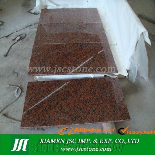 China Red Balmoral Tile G562, G562 Red Granite