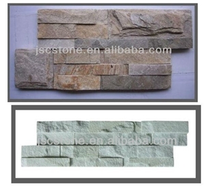Grey Slate Cultured Stone, Slate Wall Cladding, Stacked Stone Veneer