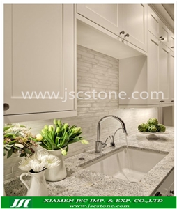 Kashmir White Granite Kitchen Countertops, Kitchen Island Tops