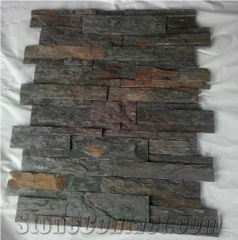 Black Lava Stone Cladding Tiles