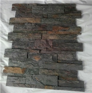 Black Lava Stone Cladding Tiles