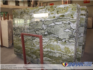 Green Marinace,Verde Marinace,Verde Marinachi,Marinace Green,Bookmatch Slabs for Decor Wall and Floor Tile