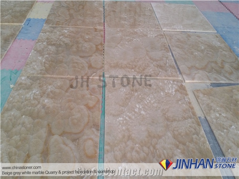 Own Turkey Quarry Chanel Cloudy Beige Marble Tiles