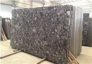 Black Mosaic Granite, Black Granite Slabs or Tiles or Cut-To-Size, for Wall
