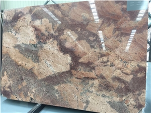 Bordeaux Granite, Brown Granite, Brazil Granite Slabs or Tiles, for Wall or Flooring Coverage