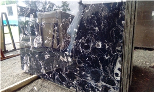 Century Ice Flower Marble, Black Marble, Slabs or Tiles, for Wall and Flooring Coverage