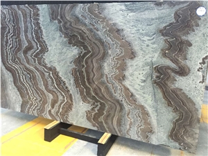 Norweign Wood, Green and Brown Marble, Special Marble, Slabs or Tiles, for Wall or Flooring Coverage
