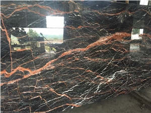 Rose Portoro Marble, Rose Marble, Slabs or Tiles, for Interior/Exterior Decorations