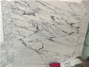 Statuario Cervaiole Marble Cut to Size Tiles, Italy White Marble