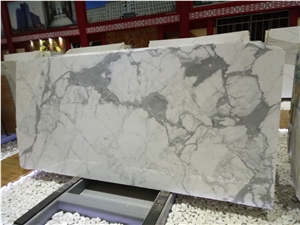 Statuario Marble, White Marble, Snowlake Marble, Slabs & Tiles, for Background Wall and Flooring Coverage, Italy Marble