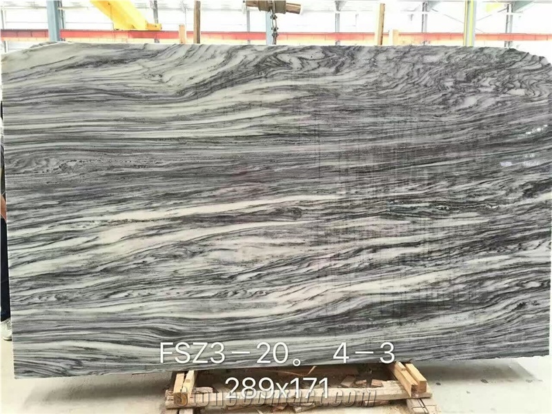 Versace Grey Marble Slabs or Tiles, for Wall or Flooring Coverage