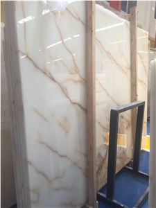 White Onyx, White Onix, Slabs or Tiles, for Wall or Coverage, High Quality