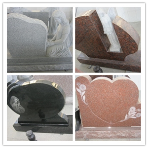 American Style Tombstone,Angel Headstones,Double Monuments,Heart Granite Tombstones