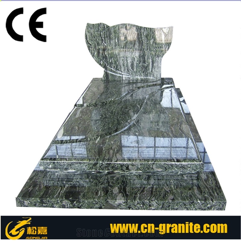 China Absolute Black Polished Monument & Tombstone, China Shanxi Black Polished Monument & Tombstone, China Absolute Black Polished Memorials & Headstones, France Style