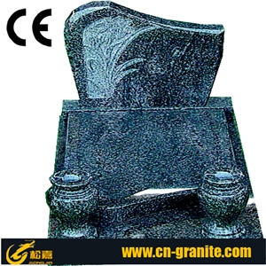 China Nero Assoluto Granite Tombstone Design, Granite Monument ,Memorial, Western Style Headstone,Gravestone,Cemetery Tombstone