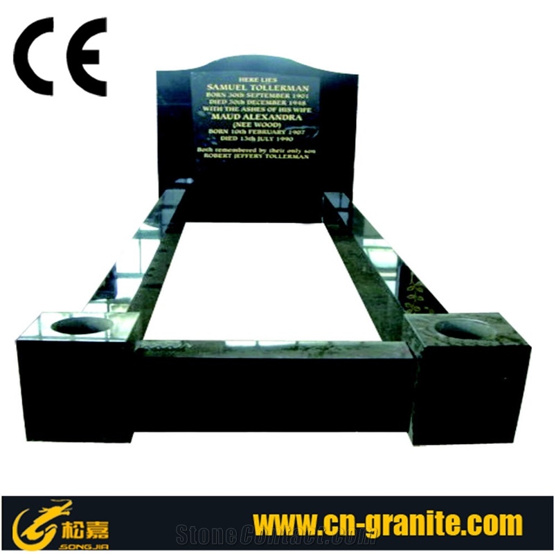 China Own Factory Shanxin Black Tombstone Monument Design Cheap Price Headstone Western Style Tombstone Single Minuments Balck Polished, Shanxi Black Granite Monument Design