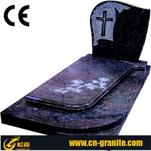 Enropean Tombstone,Cheap Price Monuments Design,Own Factory Cemetery Monuments Design,Polished Black Grey Engraved Tombstone,Headstone