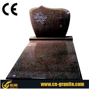European Tombstone,Cheap Price Monuments Design,Own Factory Cemetery Monuments Design,Polished Black Grey Engraved Tombstone,Headstone, Brown Granite Tombstone
