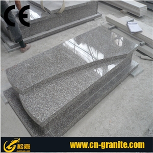Granite Cemetery Carving Tombstones, Stone Single Engraved Headstones, Western Style Monuments, Tombstone Monument Design, European Style Gravestone