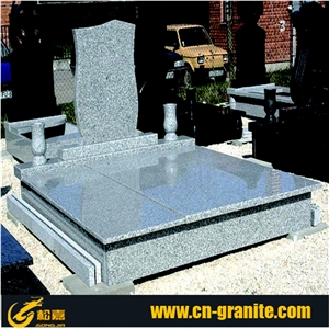 Hungary Tombstone,Polished Cheap Monuments,Western Hungary Gravestone,Headstone Design, Grey Granite Cemetery Tombstone,High Quality