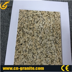 Shandong Yellow Rust Granite,G350,G682 Granite,Desert Gold Polished Granite Tiles,Giallo Fantasia Floor Covering
