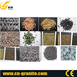 White, Black, Grey, Blue, Green, Brown Pebbles,Different Sizes Color Polished Natural River Pebble Stone for Decoration in Garden, Outdoor, Landscaping