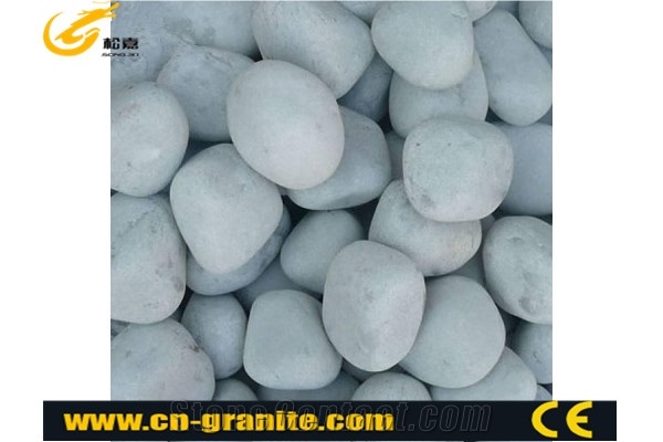 White, Black, Grey, Blue, Green, Brown Pebbles,Different Sizes Color Polished Natural River Pebble Stone for Decoration in Garden, Outdoor, Landscaping