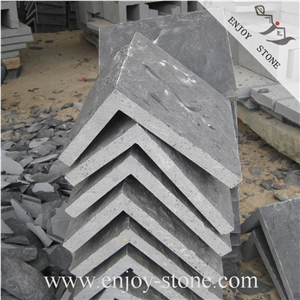 China Black Basalt Stone Corner Quoins/Corner Tile/Zhangpu Black Grey Basalt Quoins