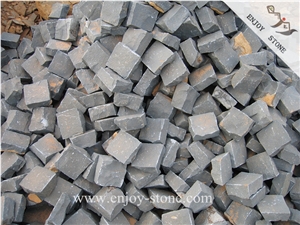 China Bluestone/Basalt/Basaltina/Basalto Cheap Paving Stone/Walkway/Driveway Paving, Grey Basalt Cube Stone & Pavers