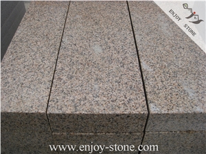 Flamed G682 Yellow Rustic Granite Flooring Tiles/China Yellow Granite Paving Stone/Patio Pavers