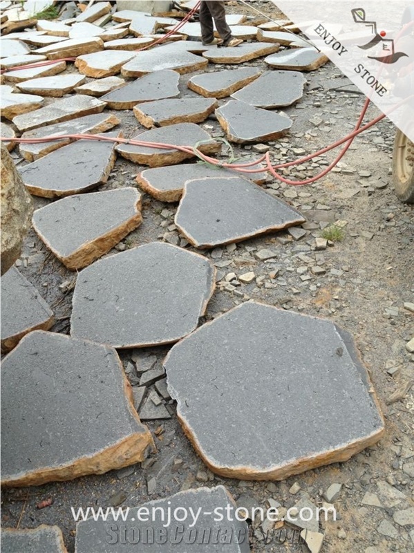 Flamed Surface Flagstone for Garden Steps/Irregular Flagstones Walkway Pavers