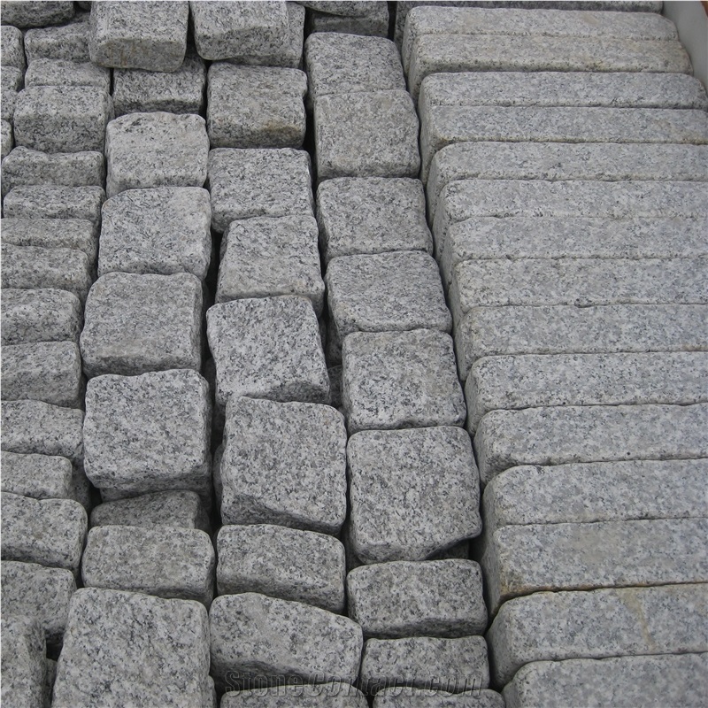 G684 Flamed Black Basalt Cobble/Paving Stone/Outdoor Driveway/Walkway Paving Stone