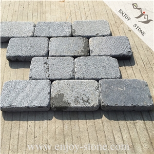 Tumbled China Bluestone Cobble Stone / Sawn + Tumbled / Cube Stone / Paving Sets 