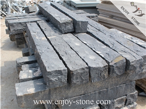 Zhangpu Black Basalt Decorative Pillars/Landscaping Palisade/Natural Stone Pillar in Garden for Decoration