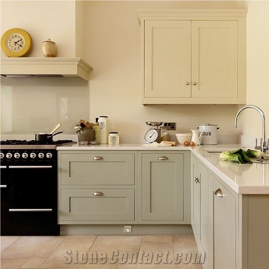 Engineered Quartz Stone Kitchen Countertop with Iso/Nsf Certificate for