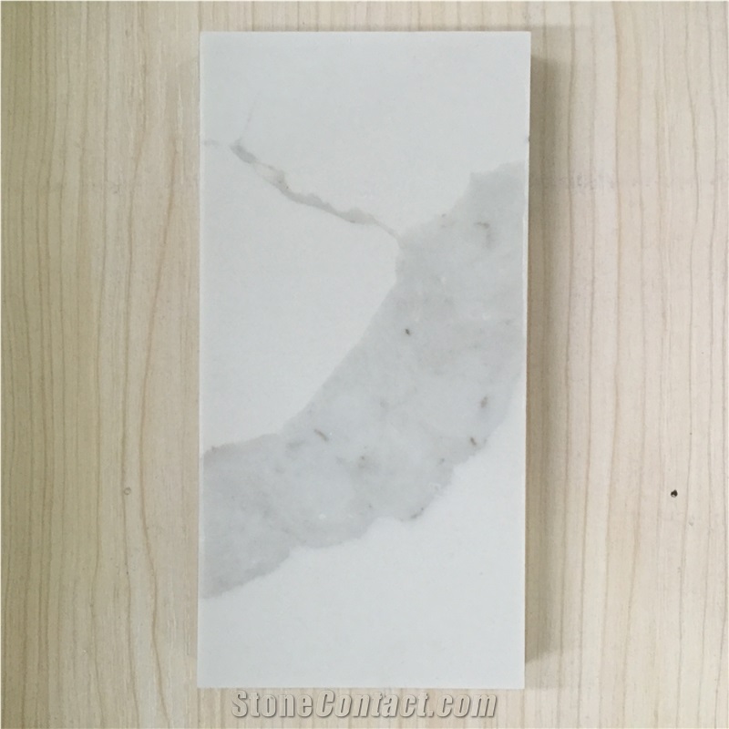 Engineered Quartz Stone Slabs for Kitchen Countertop with Iso/Nsf Certificate for Cut-To-Size Countertop/Flooring and Cladding, Using Recycled Materials, No Radiation, Environmentally-Friendly