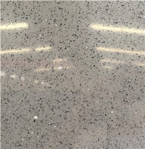 Grey Mirror High Quality Quartz Stone Slab Solid Surface for Laboratories, Healthcare Facilities and Food Preparation Environments Thickness 2cm or 3cm with High Gloss and Hardness