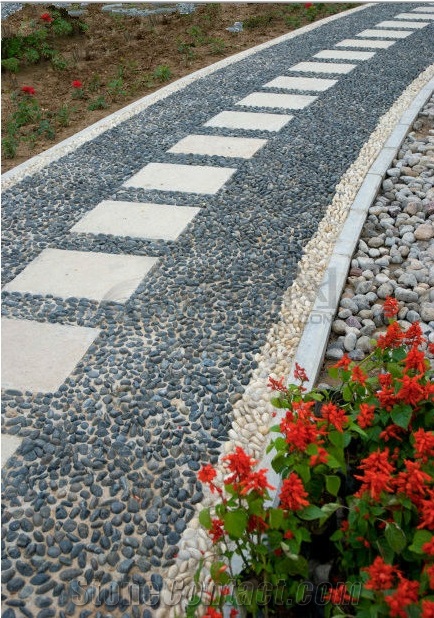 Anti-Slip Driveway Pebble Stone, Pebble Walkway