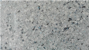 China Grey Crystal Quartz Stone with Blue Eyes