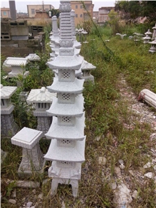 China Local Grey Granite Pagodas for Sale