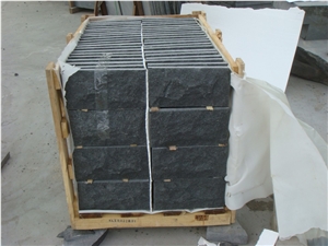 Fuding Black, China Black Pearl, G684 Granite Hexagon Cube Stone for Driveway Decoration