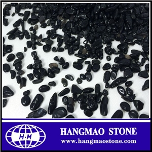 High Polished Black Pebble Stone for Garden Decoration