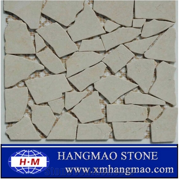 Natural Slate Mosaic /Slate Chipped Mosaic Paving Stone