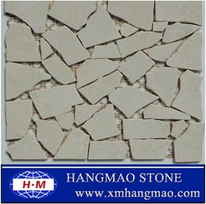 Natural Slate Mosaic /Slate Chipped Mosaic Paving Stone