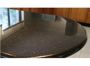 Popular Indian Black Galaxy, Star Galaxy Granite Kitchen Countertops and Vanities
